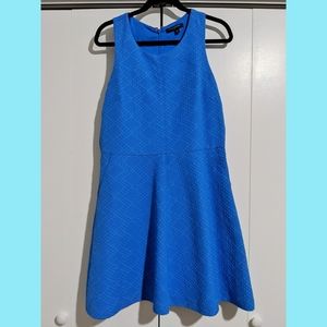 Women's Textured Sheath Dress in Blue
